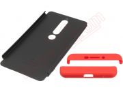 Red/Black GKK 360 case for Nokia 6 (2018)